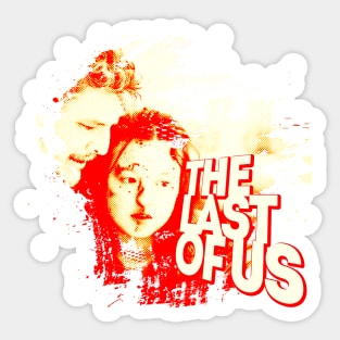 the last of us 2 tv series " TLOU " tshirt sticker etc. design by ironpalette Sticker